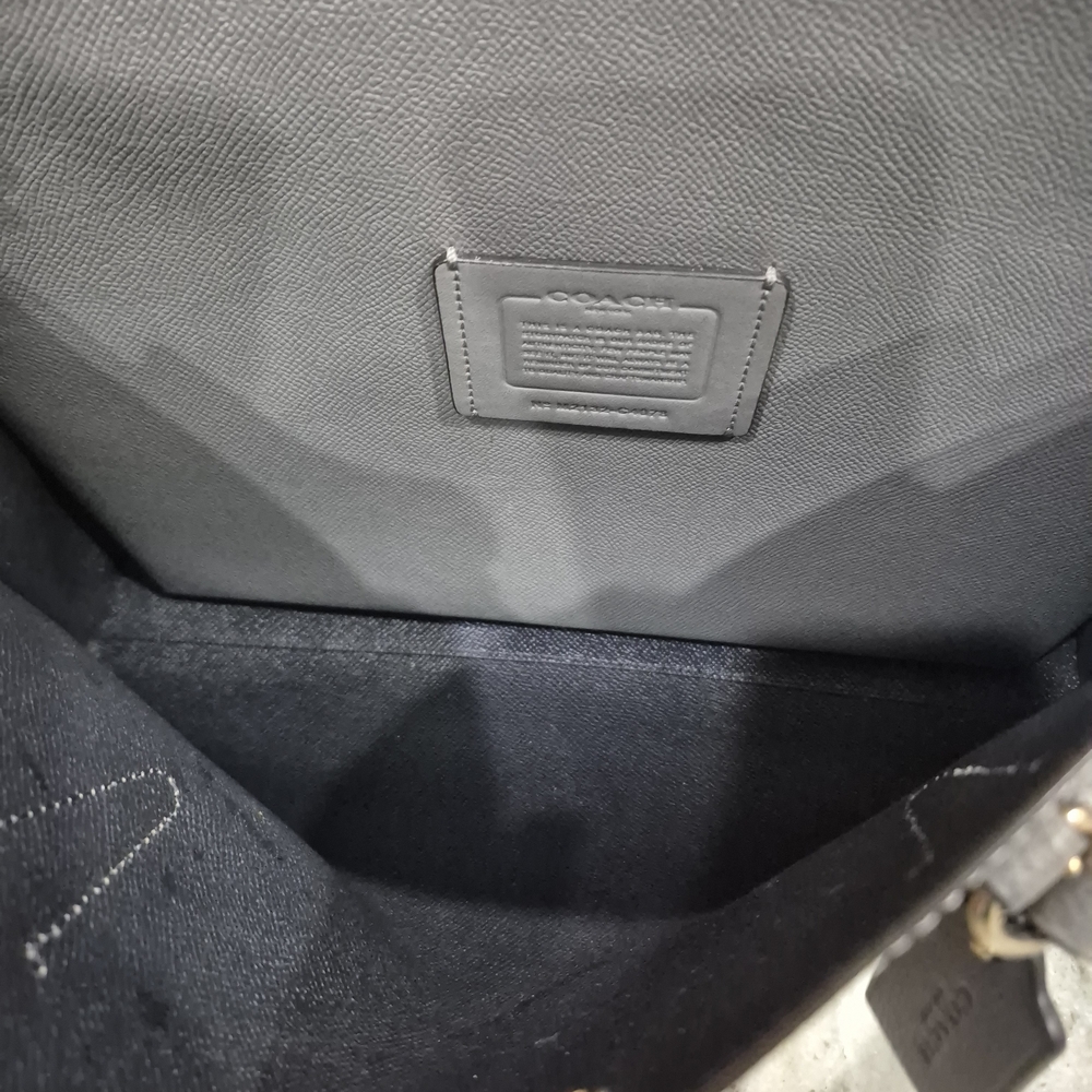 Coach Gray Leather Tote Bag - Picture 2 of 6
